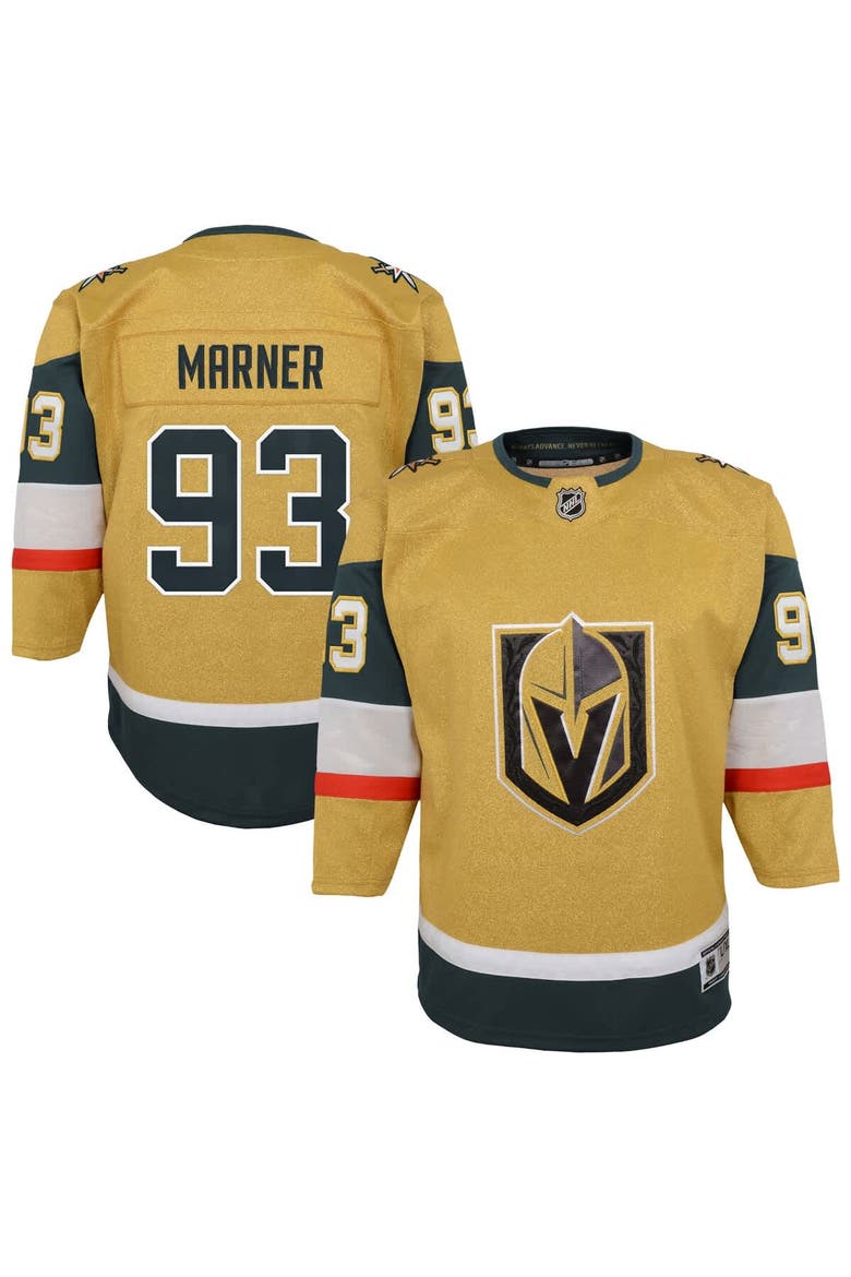 Youth Outerstuff Mitch Marner Gold Vegas Golden Knights Premier Player Jersey, Main, color, Gold