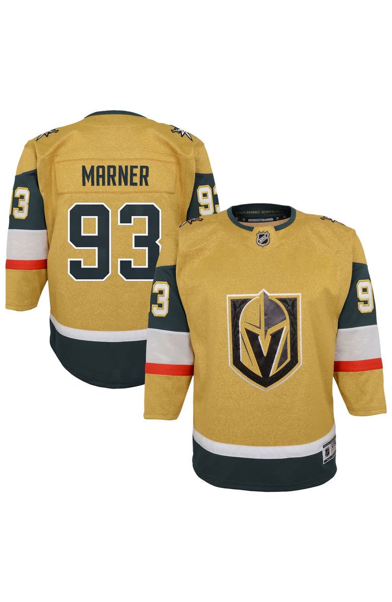 Outerstuff Youth Outerstuff Mitch Marner Gold Vegas Golden Knights Premier Player Jersey, Main, color, Gold