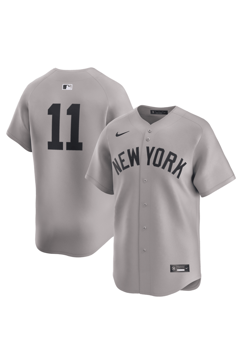 Men's Nike Anthony Volpe Gray New York Yankees Road Limited Player Jersey, Alternate, color, Gray