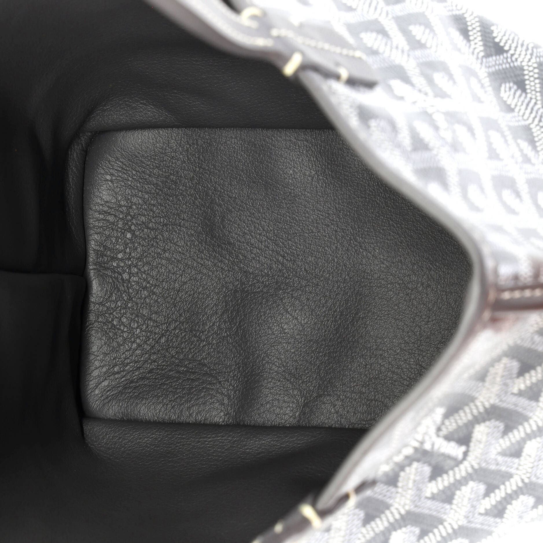 Pre-Owned Goyard Anjou Reversible Tote Coated Canvas Mini, Alternate, color, Gray