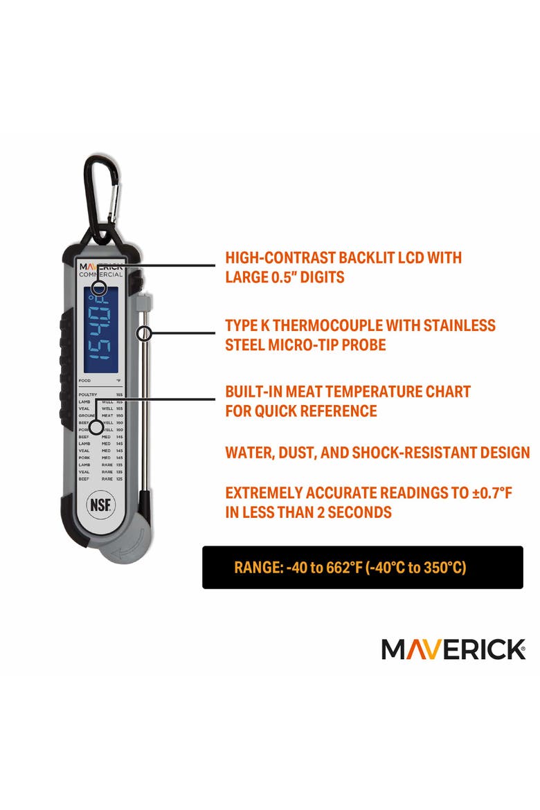 Pro-Temp Professional Thermocouple Thermometer, Alternate, color, Grey