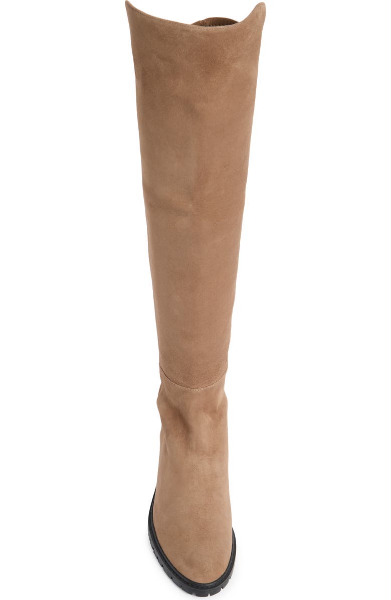Stuart Weitzman City Over-the-Knee Boot, Alternate, color, Khaki