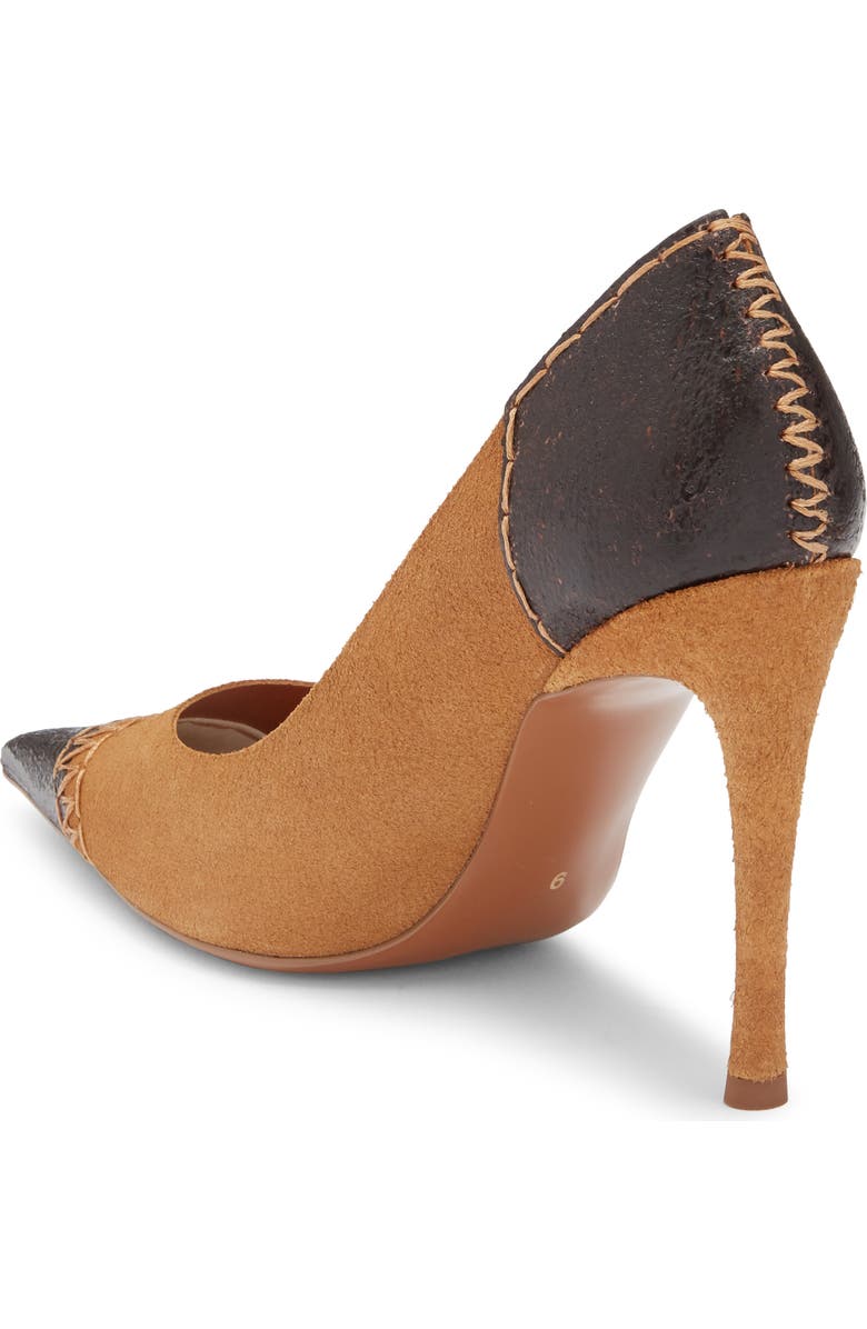Jeffrey Campbell Ardyn Stiletto Pump, Alternate, color, Tan Suede Brown