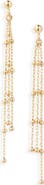 Bony Levy 14K Gold Beaded Fringe Drop Earrings (Nordstrom Exclusive)