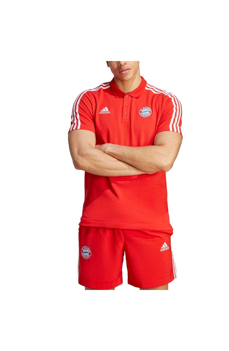 adidas Men's adidas Red Bayern Munich 2023/24 DNA Polo, Alternate, color, 