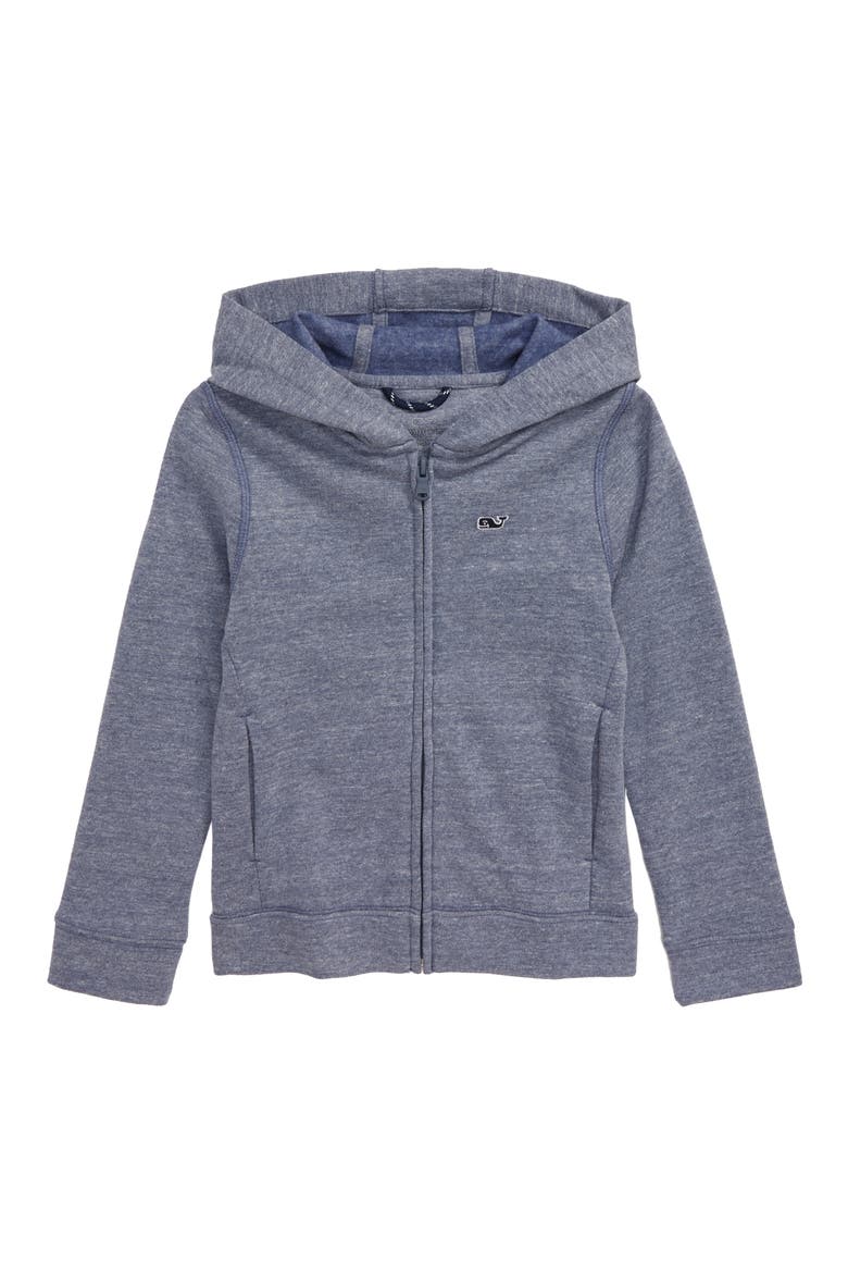 Full Zip Hoodie, Main, color, DEEP BAY HEATHER