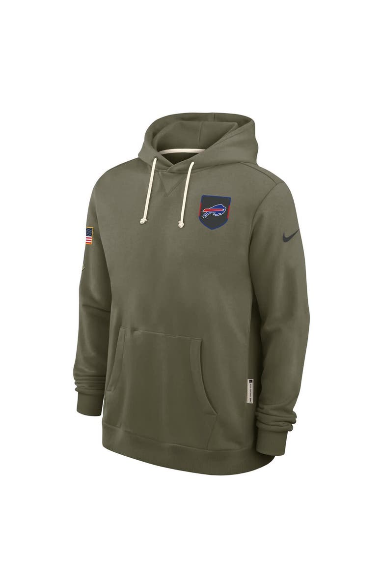 Nike Men's Nike Olive Buffalo Bills 2025 Salute to Service Sideline Standard Issue Dri-FIT Hoodie, Alternate, color, Olive