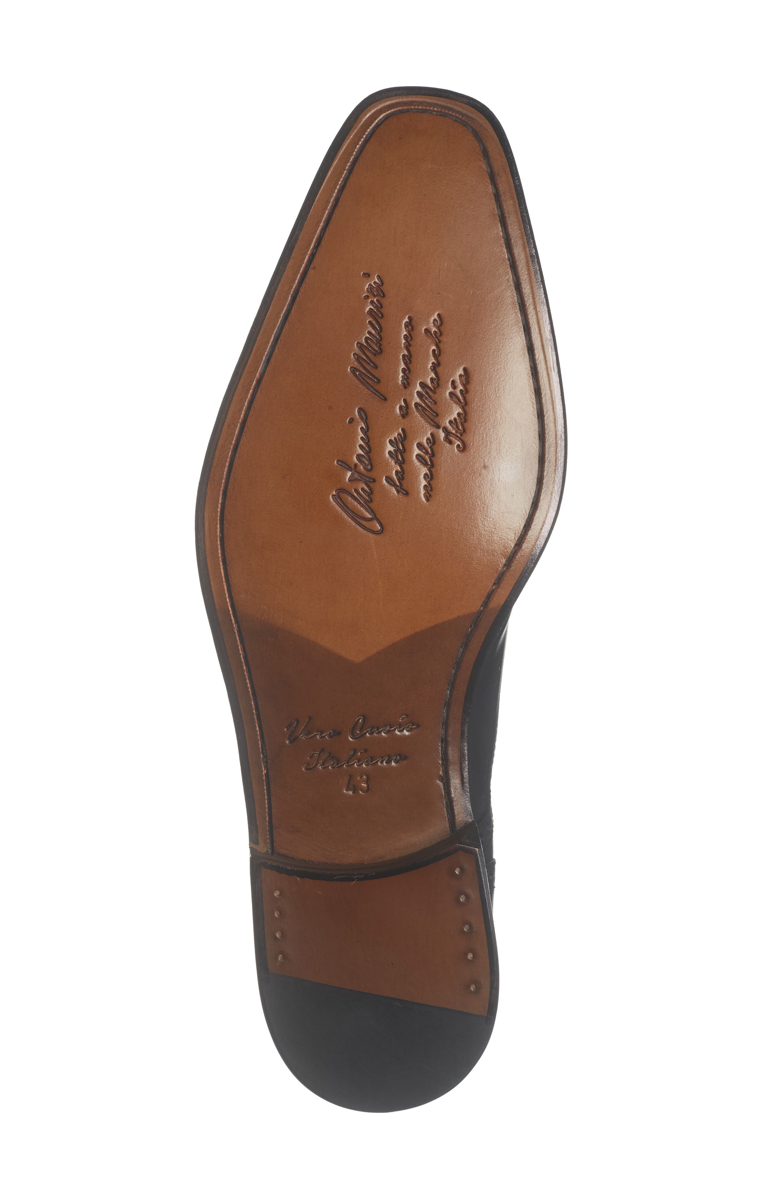 ANTONIO MAURIZI Cap Toe Derby, Alternate, color, Nero