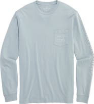 vineyard vines Drift Dye Whale Long Sleeve Cotton Graphic T-Shirt