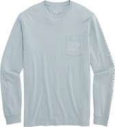 vineyard vines Drift Dye Whale Long Sleeve Cotton Graphic T-Shirt