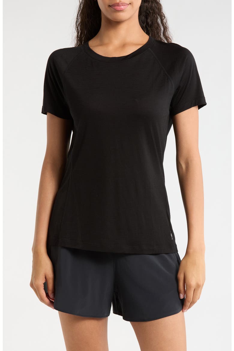 Active Ultralite Crewneck T-Shirt, Main, color, BLACK