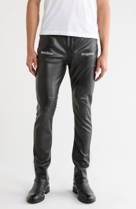Bryant Faux Leather Skinny Pants