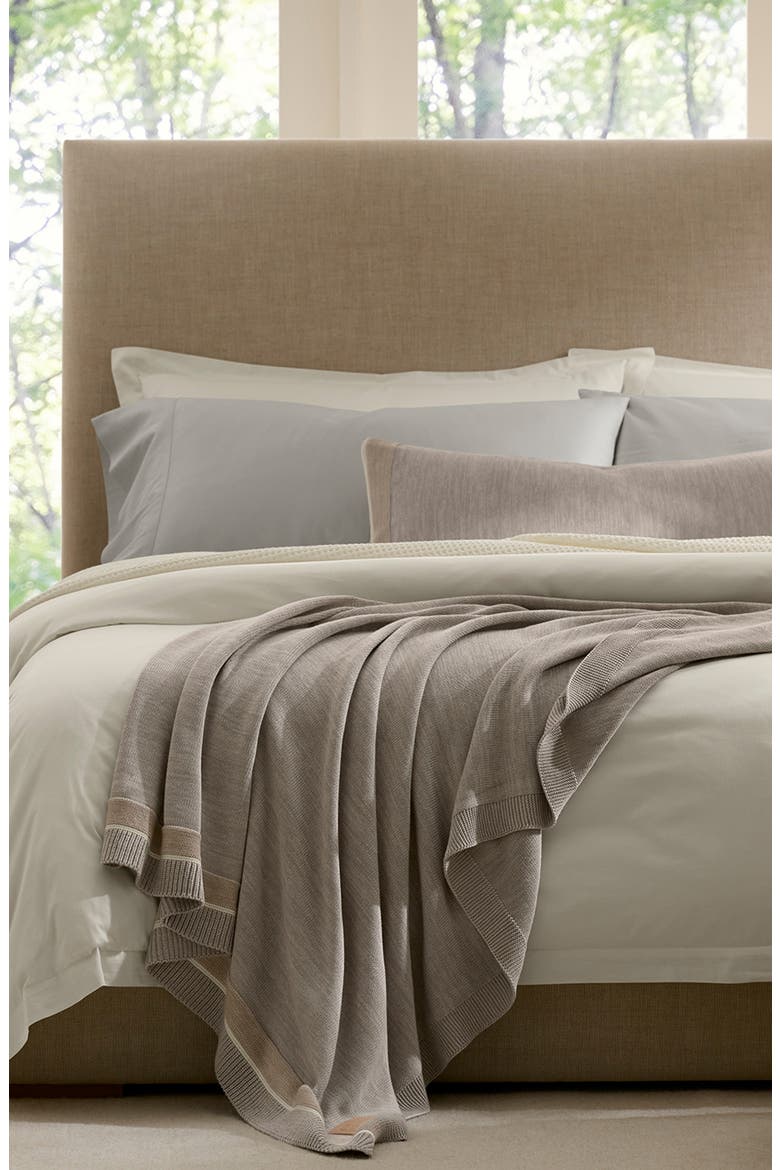 Court Knit Throw Blanket, Alternate, color, HEATHERED PEWTER
