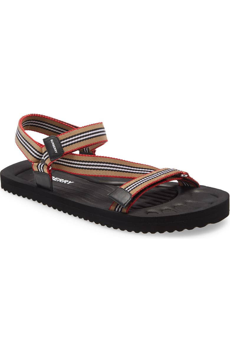 Burberry Patterson Sport Sandal, Main, color,