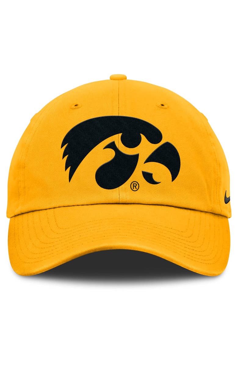 Nike Men's Nike Gold Iowa Hawkeyes Primetime Club Adjustable Hat, Alternate, color, 