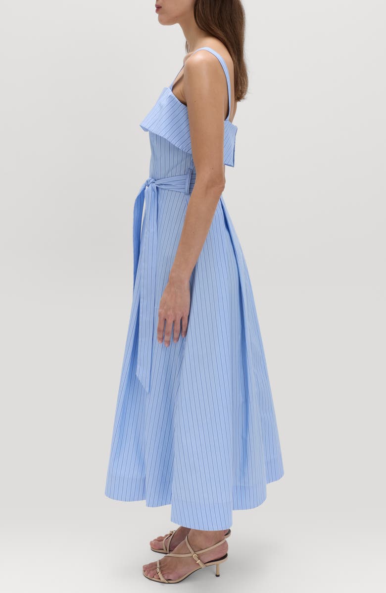 M&S Stripe Sleeveless Dress, Alternate, color, Blue/ Multi