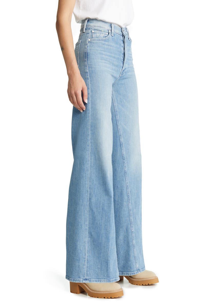 MOTHER The Enchanter High Waist Wide Leg Jeans, Alternate, color, 