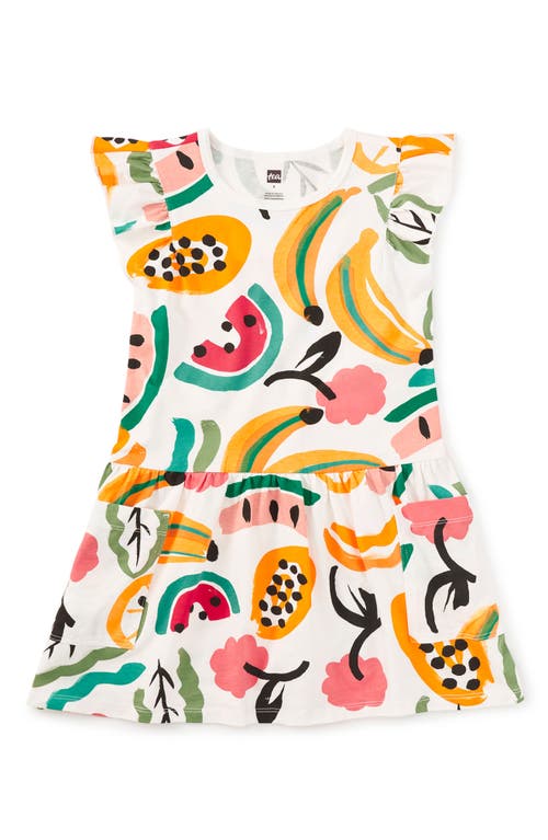 Tea Collection Flutter Sleeve Pocket Dress