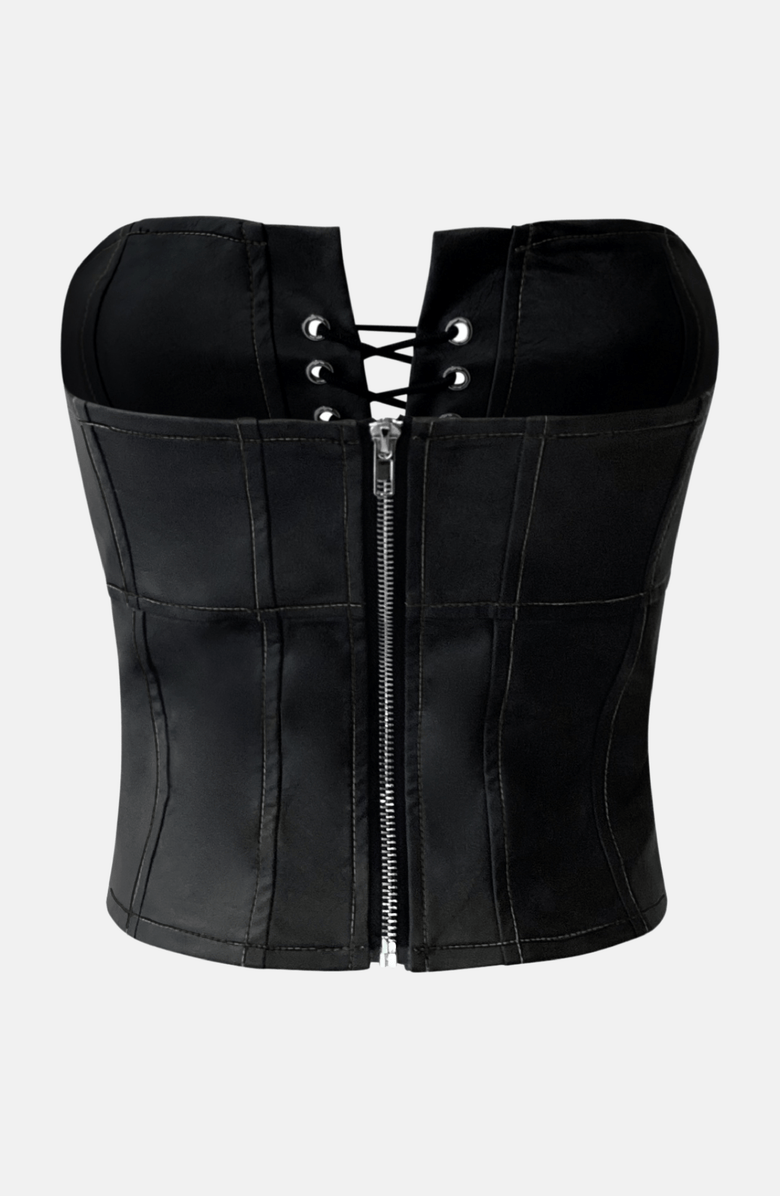 OW Collection SABLE Corset Top, Alternate, color, Black