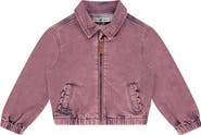 Stains and Stories by Babyface Acid Wash Denim Bomber Jacket