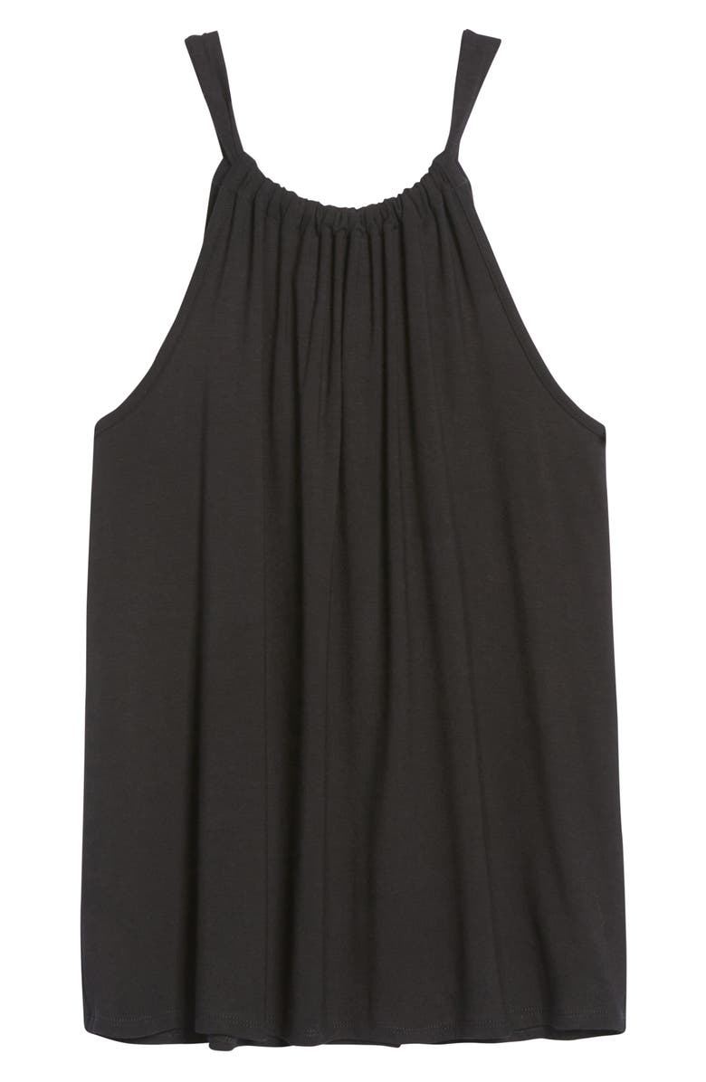 Loveappella Halter Neck Tank, Alternate, color, Black