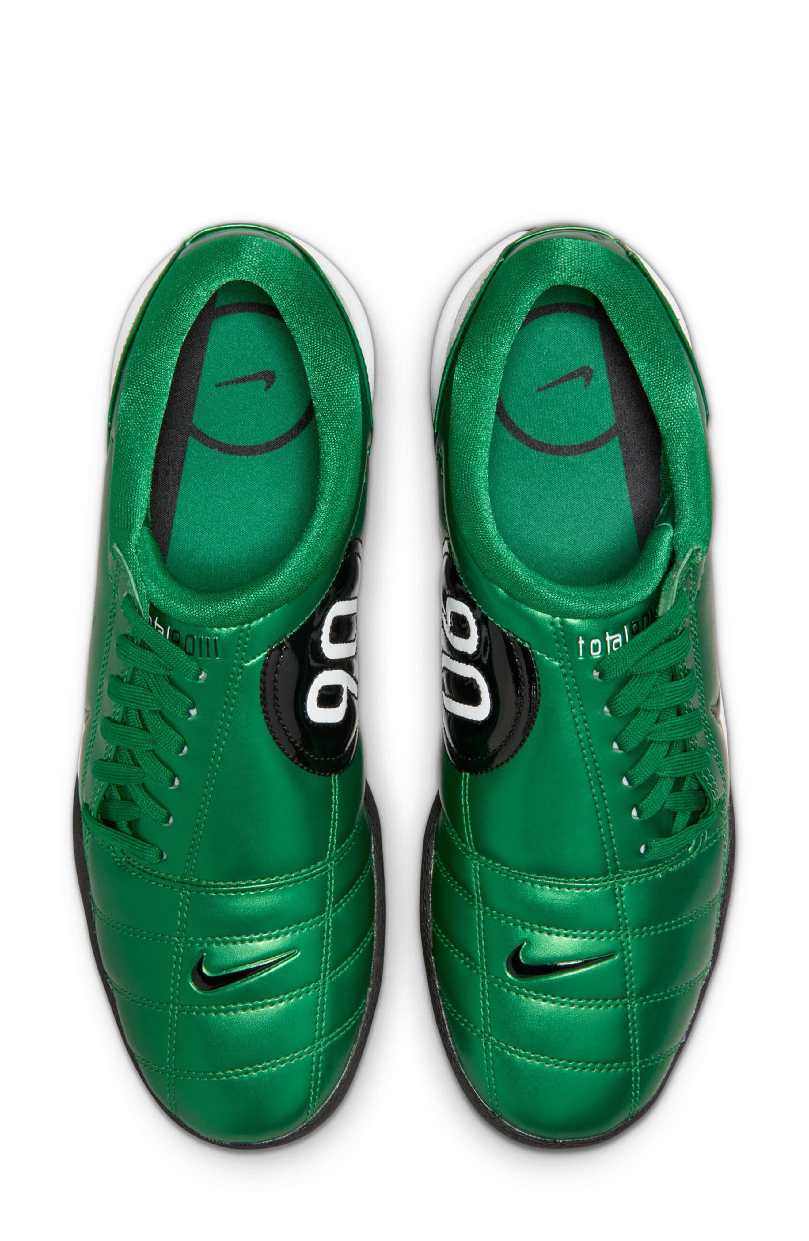 Total 90 Soccer Sneaker, Alternate, color, PINE GREEN/ BLACK/ WHITE