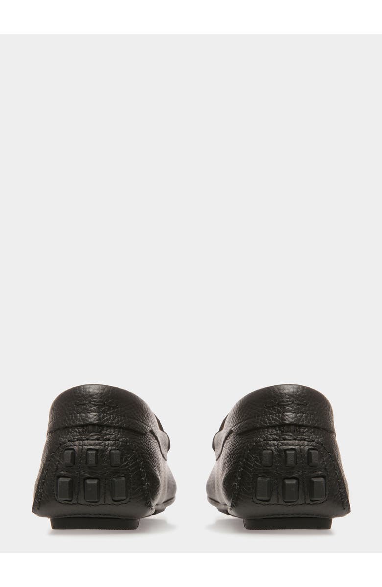 Bally Kerbs Drivers In Leather, Alternate, color, Black