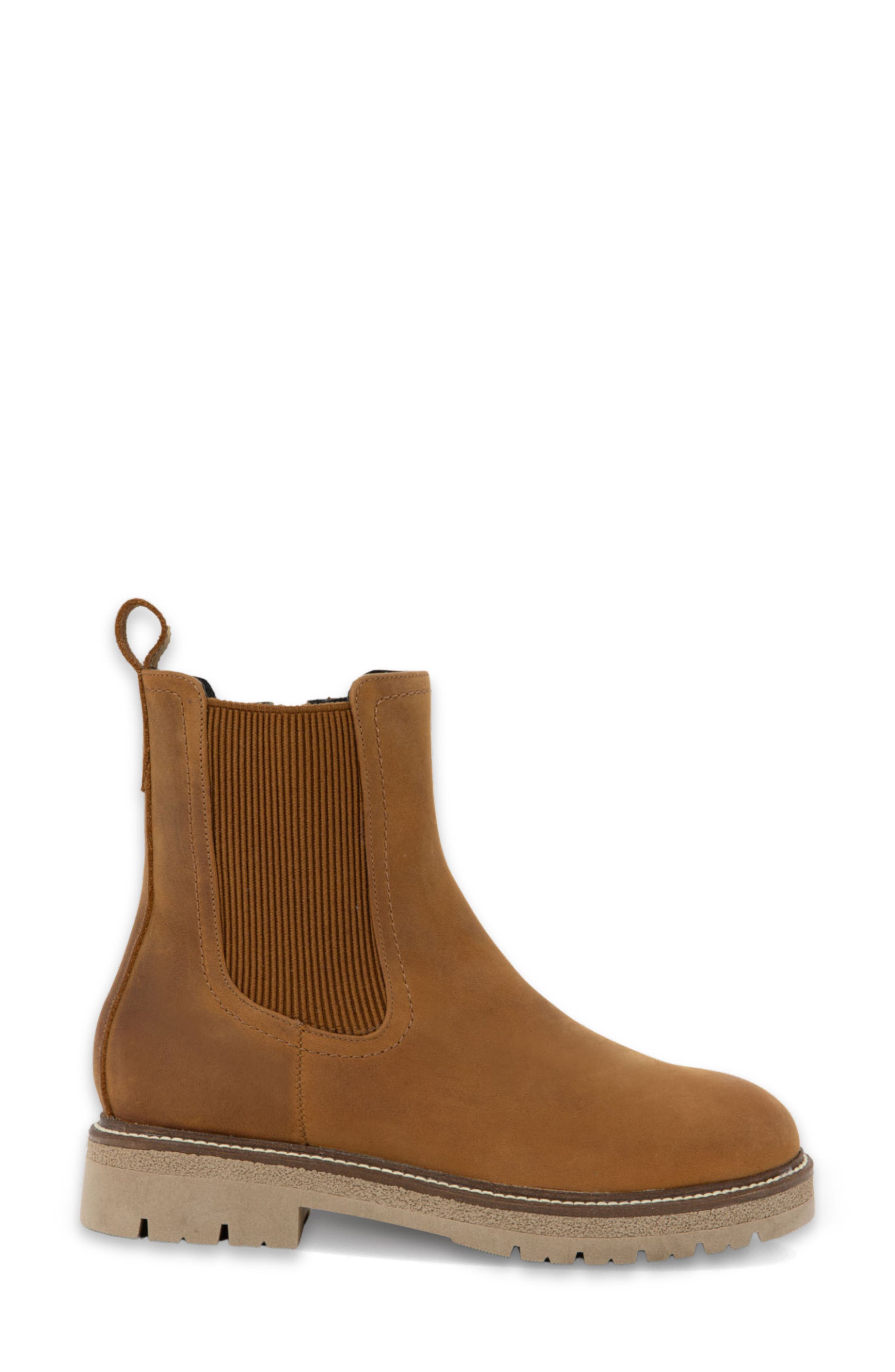 Main Platform Bootie, Alternate, color, TAWNY LEATHER