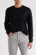 John Varvatos Jones Regular Fit Brushed Cashmere Crewneck Sweater