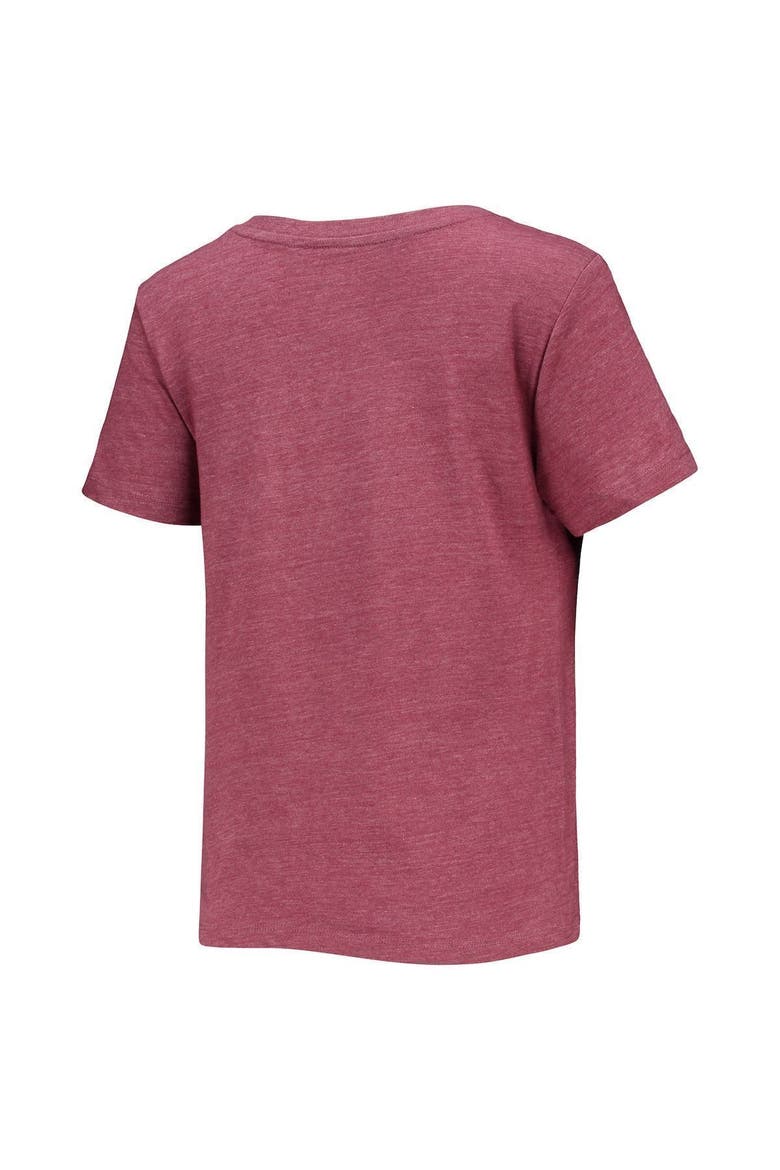 Women's League Collegiate Wear Heathered Crimson Alabama Crimson Tide Intramural Boyfriend Tri-Blend V-Neck T-Shirt, Alternate, color, Crimson