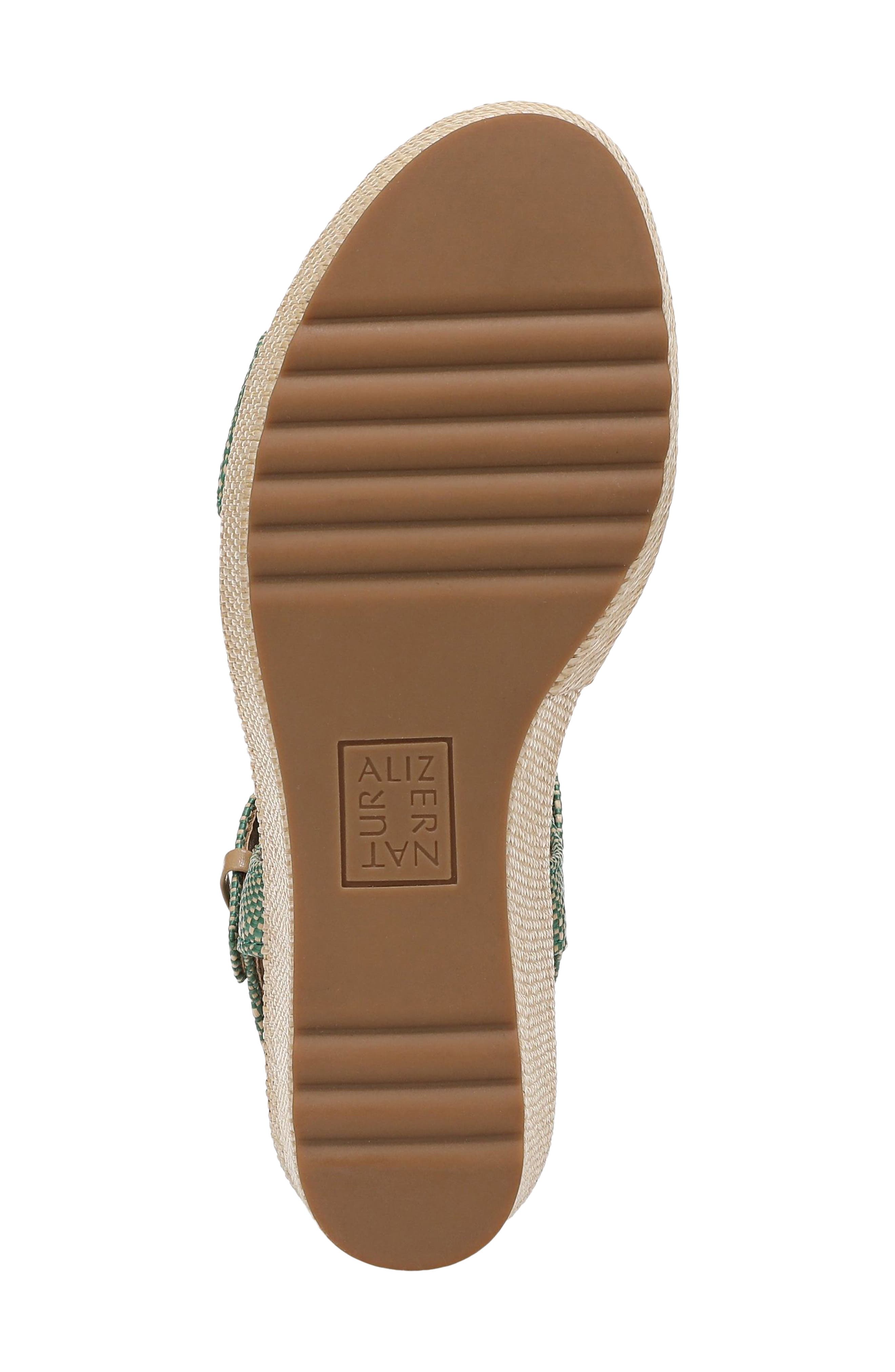 Stella Platform Wedge Sandal, Alternate, color, GREEN MULTI