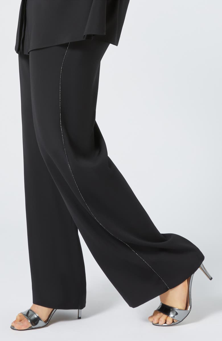 Marina Rinaldi Radio Cady Wide Leg Pants, Alternate, color, 