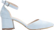 Forever & Always Shoes Marcelle Low Block Heel Pumps