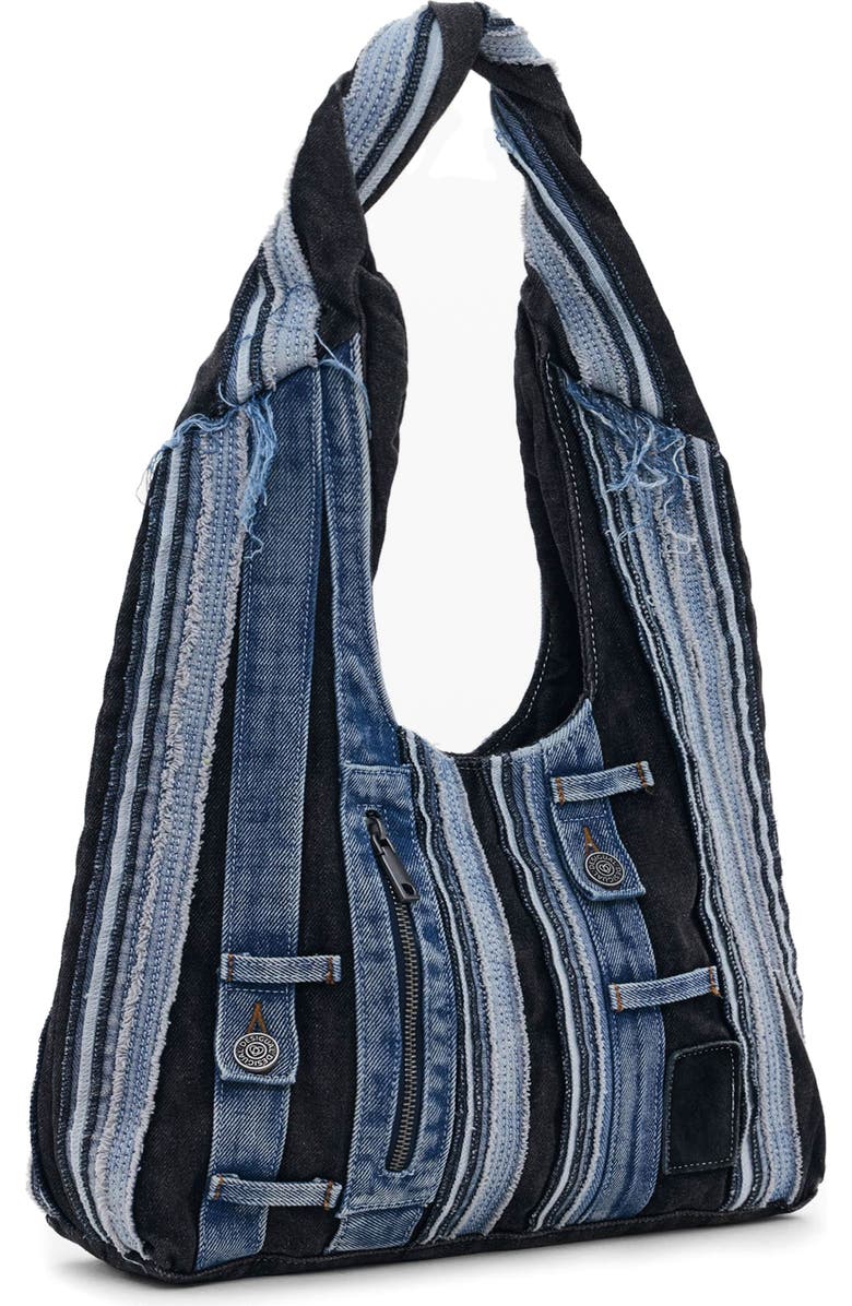 Desigual Denim Tote, Alternate, color, Dark Blue