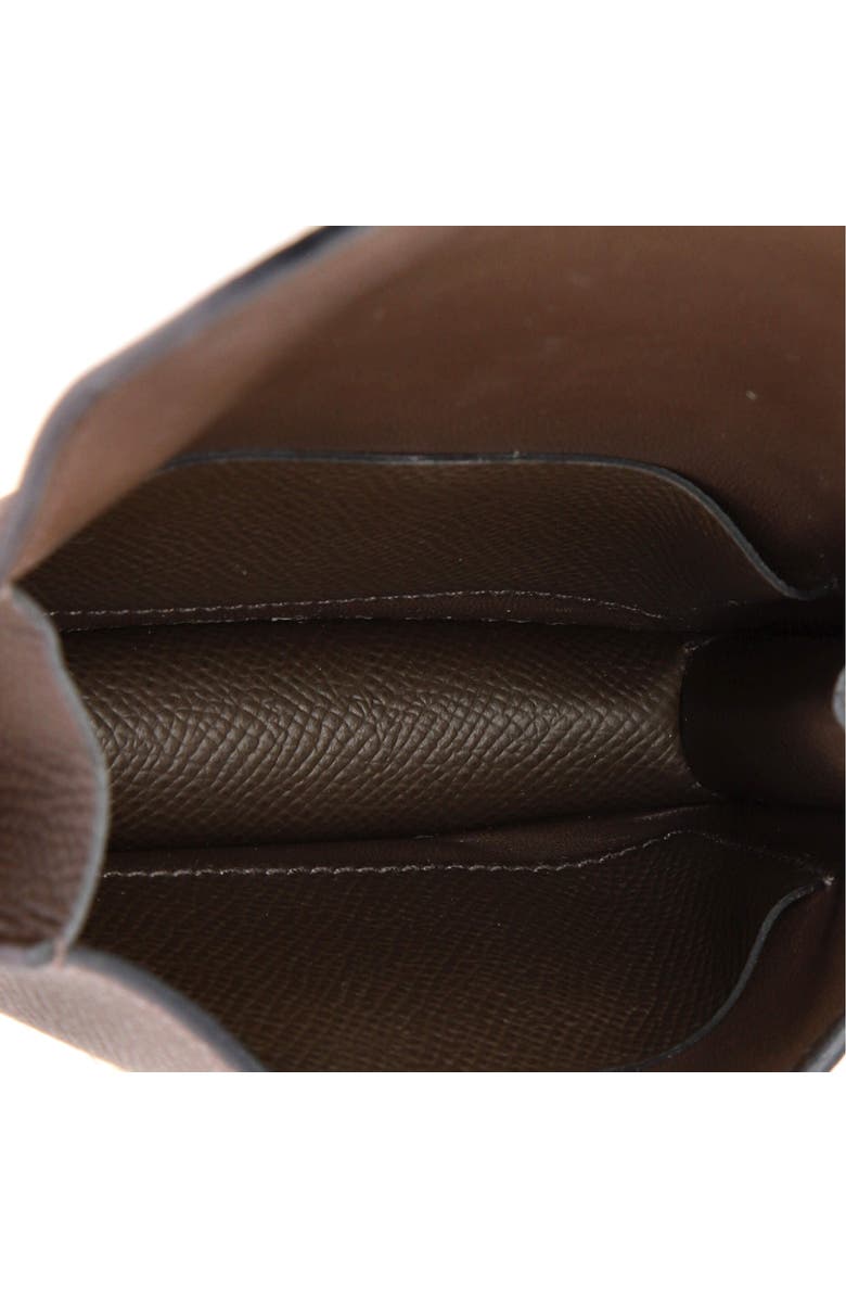 Pre-Owned Hermes Constance Slim Wallet Epsom, Alternate, color, Ecorce