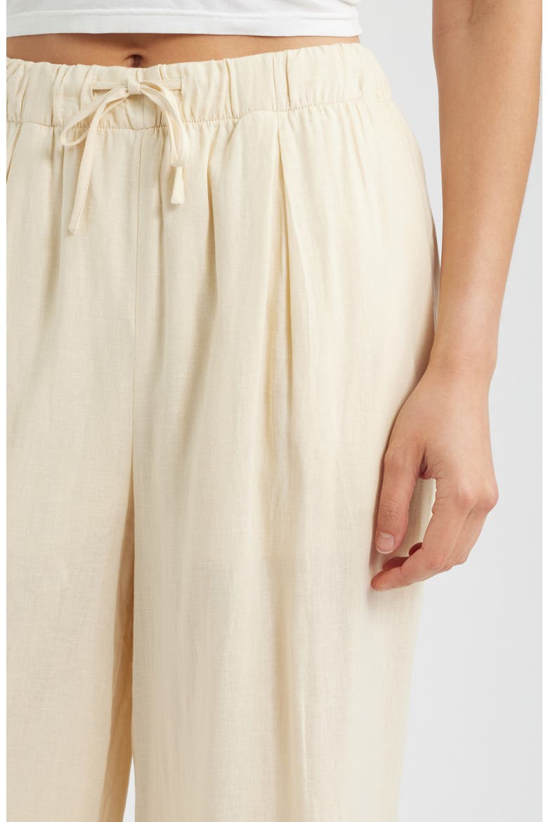 Antibes Ombré Tie Waist Pants, Alternate, color, BUTTER