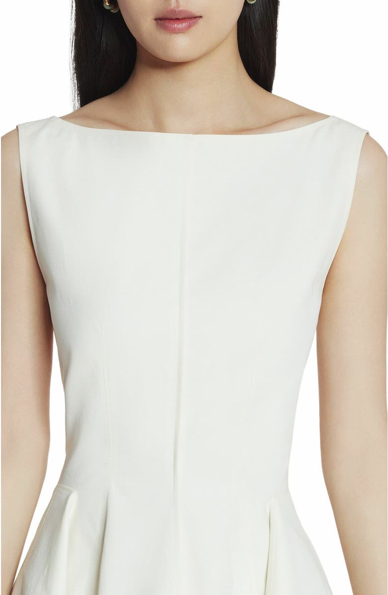 Lanvin Cotton Peplum Dress, Alternate, color, 