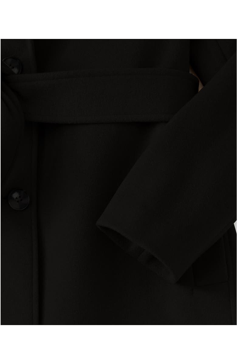 Lands' End Wool Wrap Long Coat, Alternate, color, 