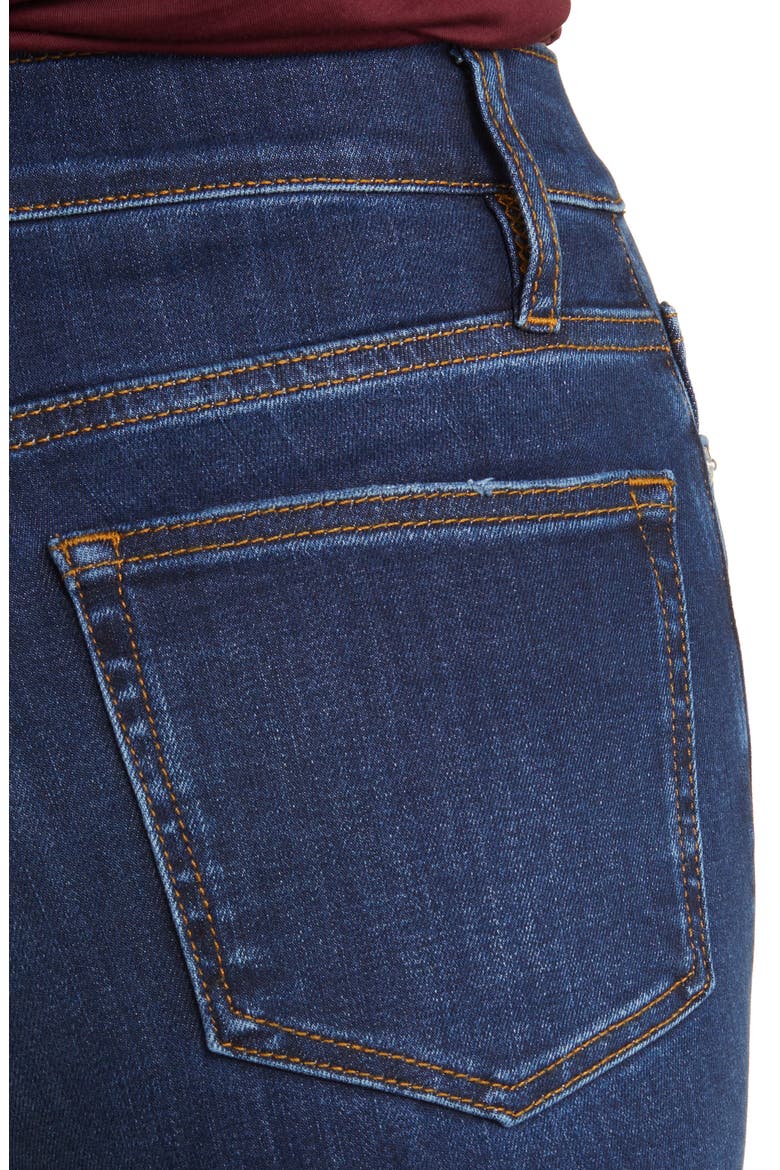 Le High Straight Leg Long Jeans, Alternate, color, MAJESTY