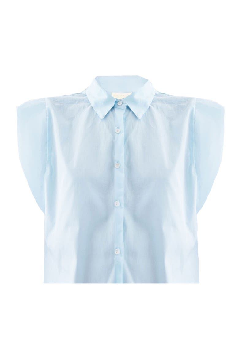 Perfect Summer Button Down Shirt, Alternate, color, Light Blue