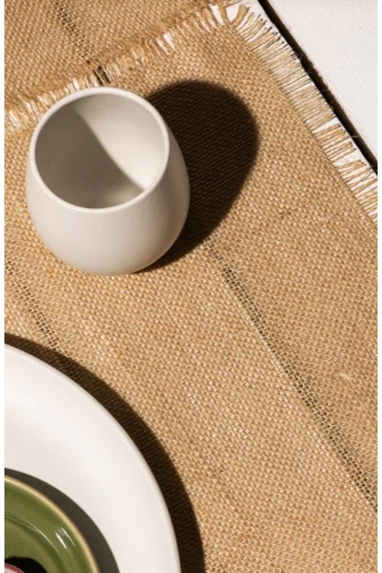 Jute Placemat, Alternate, color, Natural