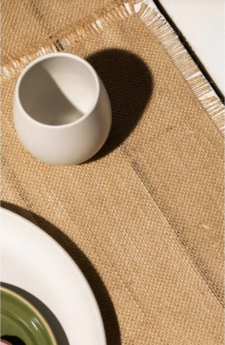 Gharyan Stoneware Jute Placemat, Alternate, color, Natural