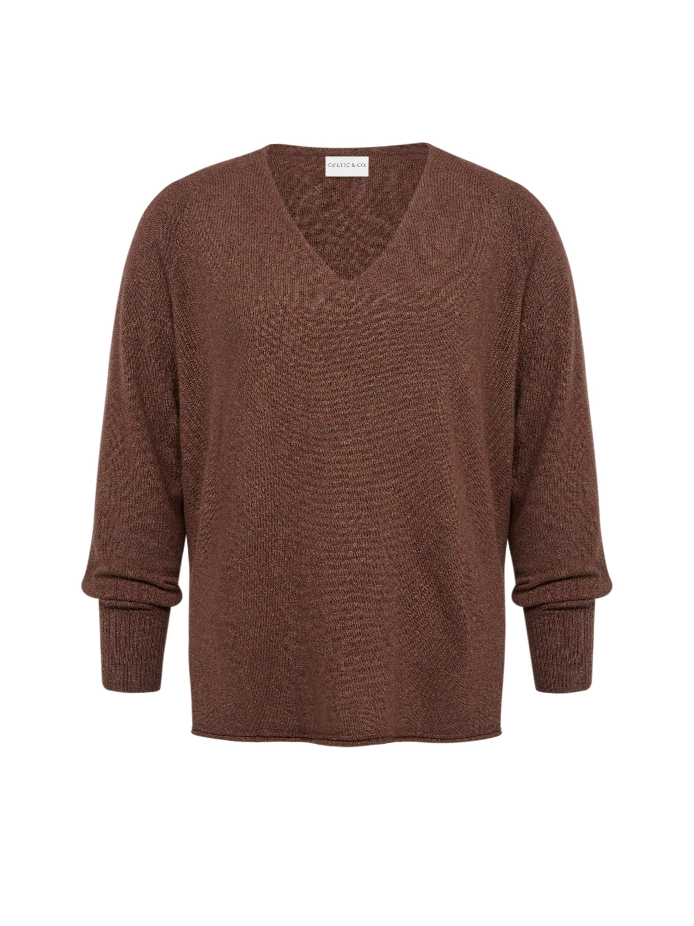 Geelong Wool Slouch V-Neck Sweater - image 2