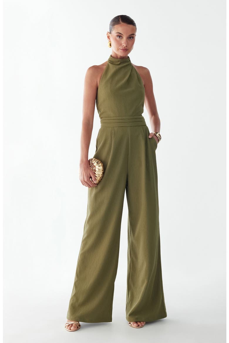 Alma Jumpsuit, Alternate, color, Olive Green