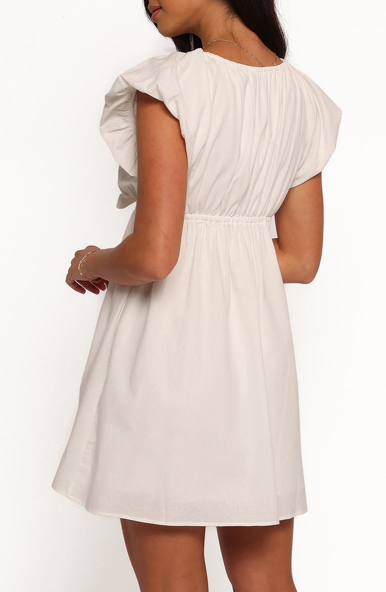 Kathy Cotton & Linen Babydoll Minidress