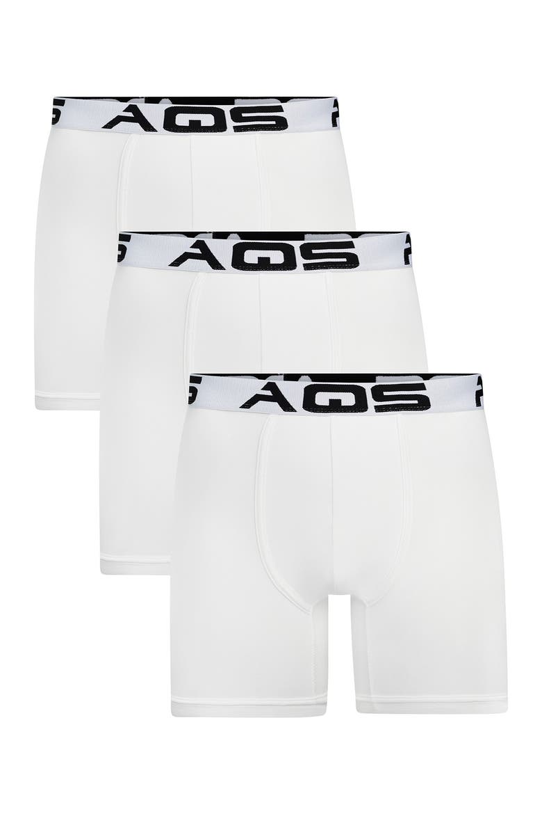 Classic Fit Boxer Briefs - Pack of 3, Main, color, WHITE/WHITE/WHITE