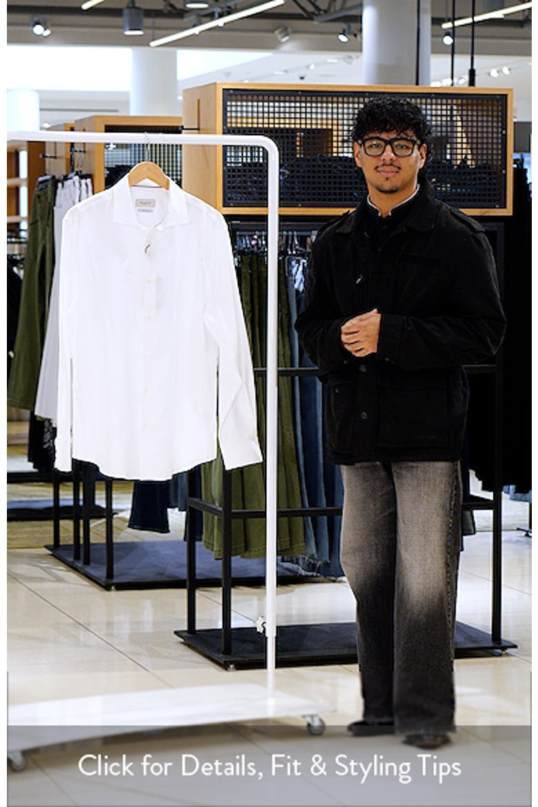 Axel Check Jacquard Cotton Button-Up Shirt video