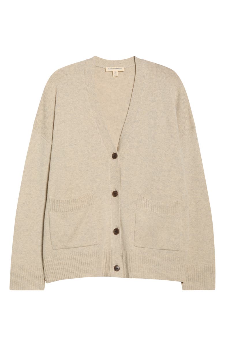 Seasalt Cornwall Senara Merino Wool Blend Cardigan, Alternate, color, Aran