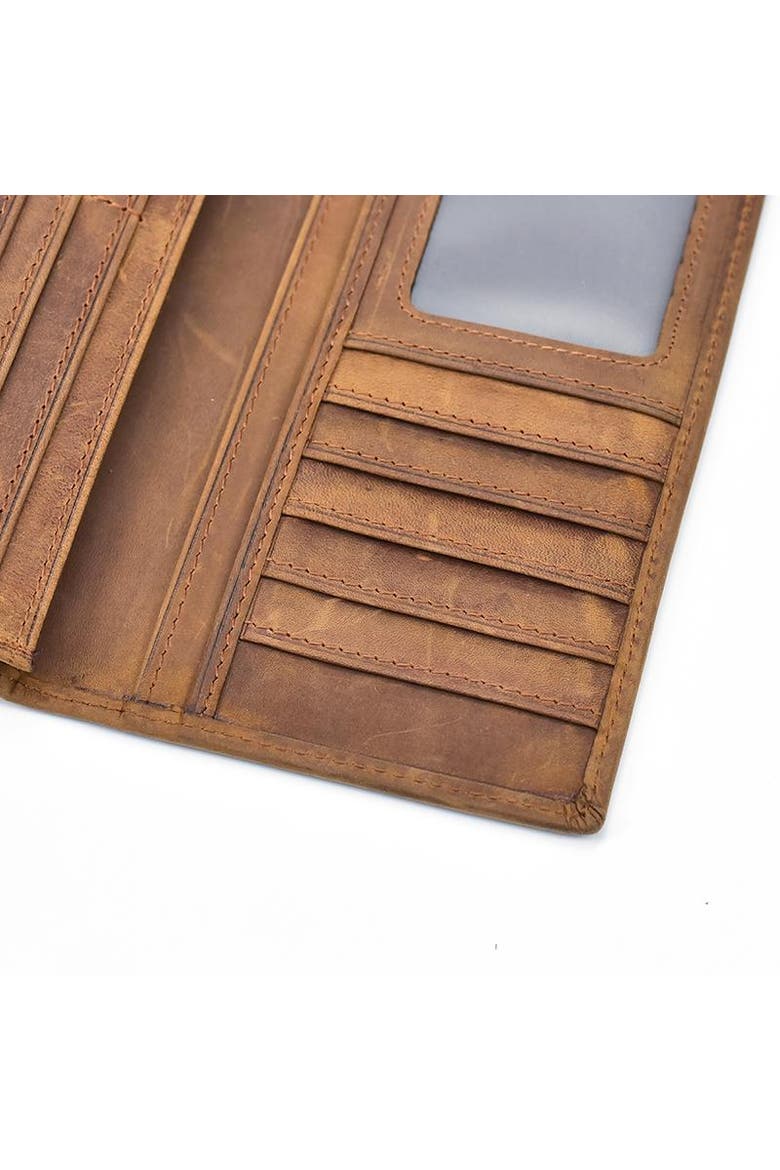 The Pathfinder Bifold Wallet | Genuine Leather Pocket Book, Alternate, color, Brown