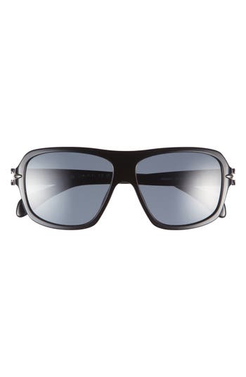 Rag & Bone 57mm Shield Sunglasses In Black